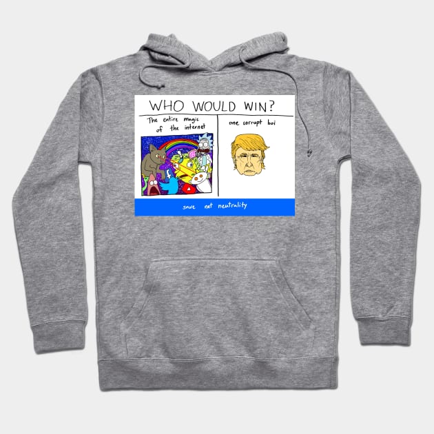 Net Neutrality Meme Hoodie by Felipe.Makes.Cartoons